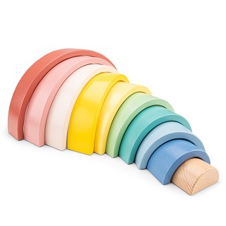 Wooden rainbow - 10pcs.